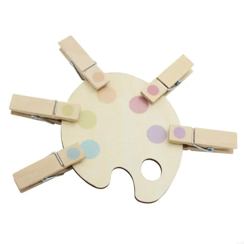 Montessori Color Matching Clothespin Clip Set