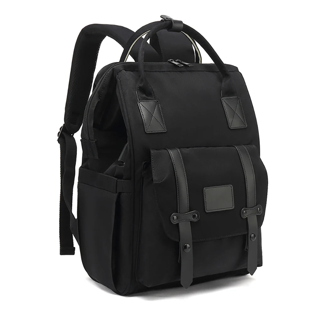 2-Layer Waterproof Diaper Bag Backpack – Large Storage Travel Organizer