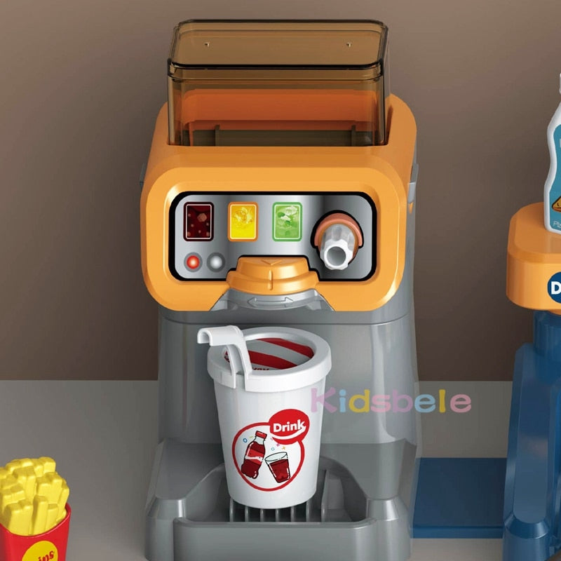 Kids Pizza Shop Playset with Cash Register