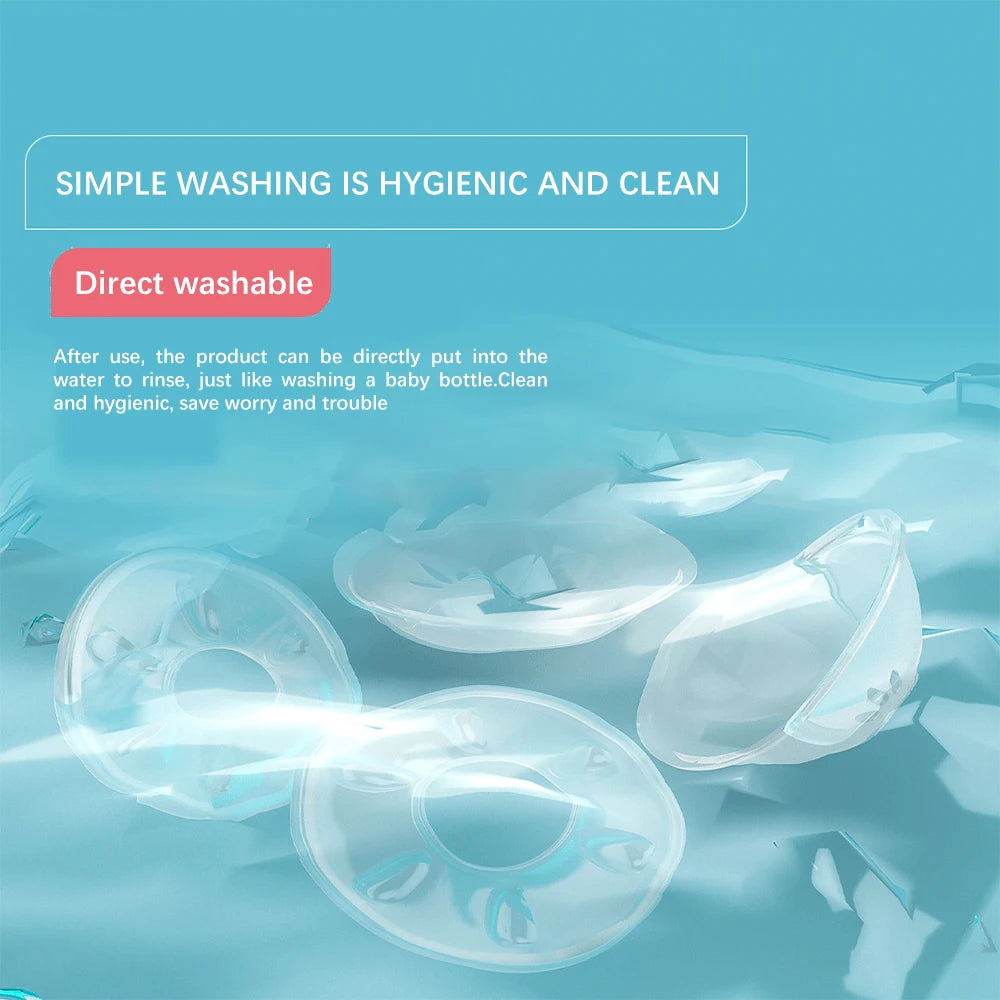 Wearable Anti-spill Silicone Nipple Pads
