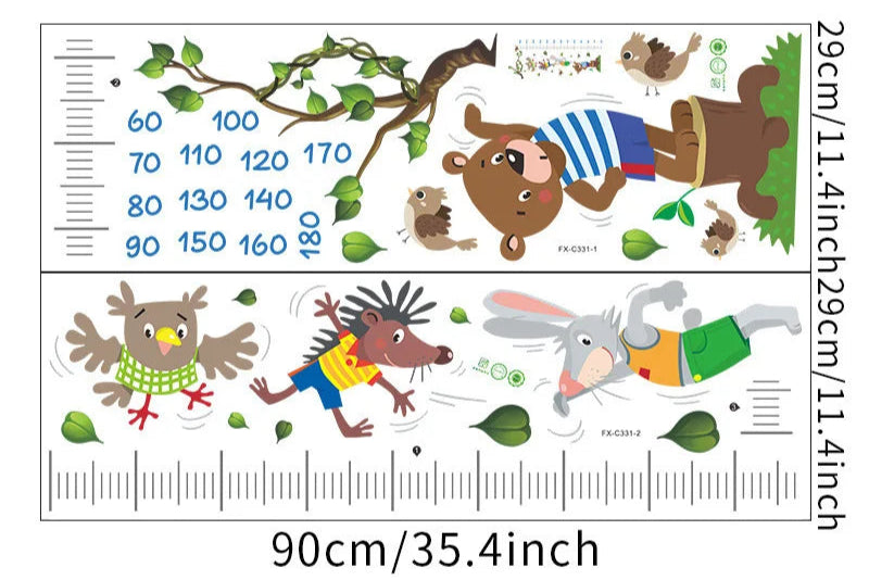 Baby Nursery Growth Chart Wall Sticker