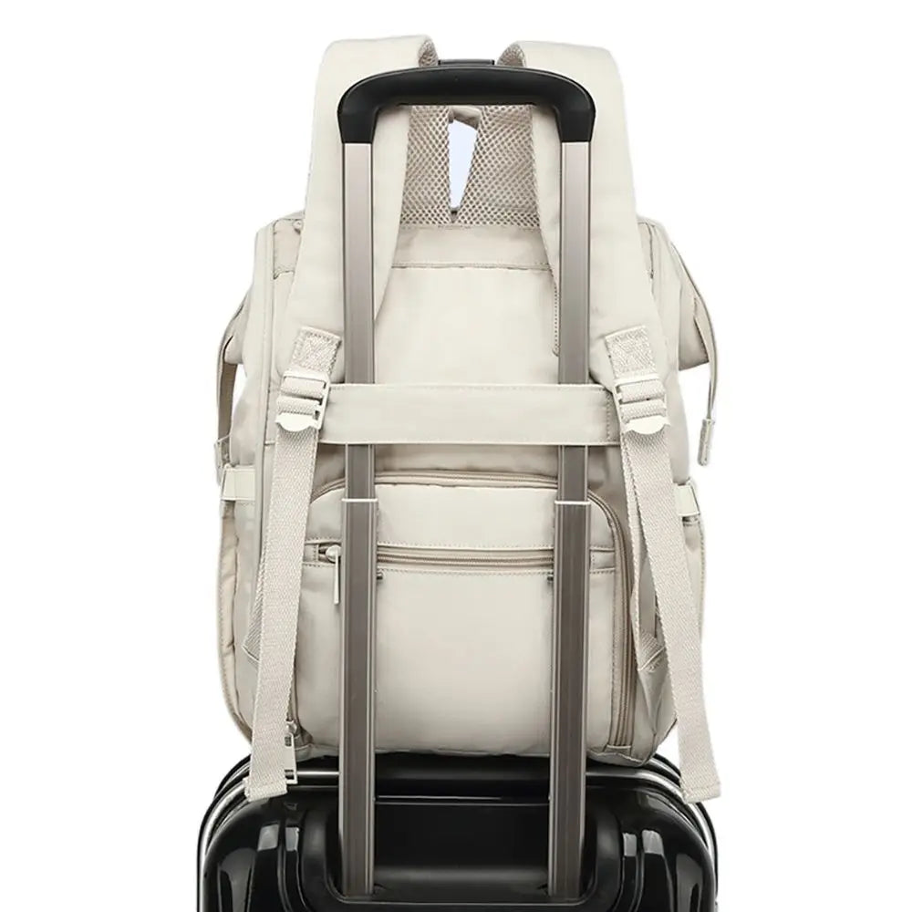 2-Layer Waterproof Diaper Bag Backpack – Large Storage Travel Organizer