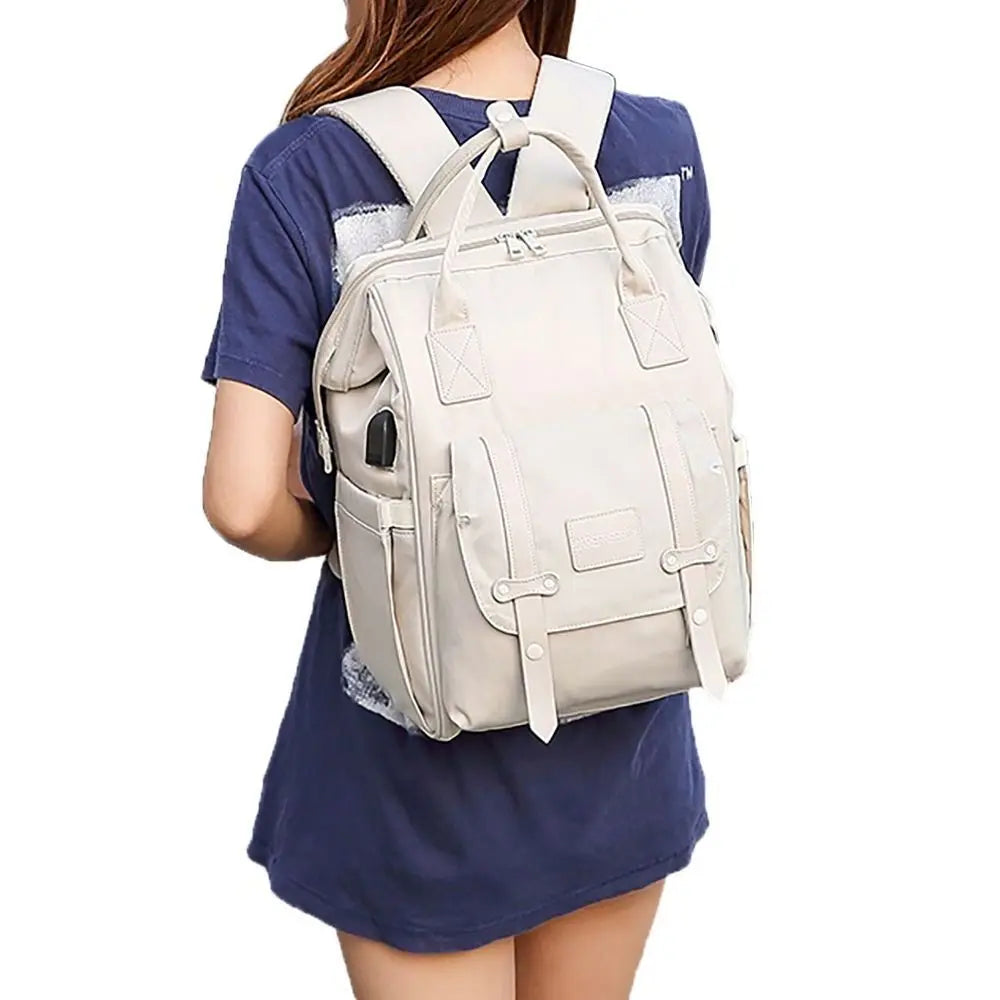 2-Layer Waterproof Diaper Bag Backpack – Large Storage Travel Organizer