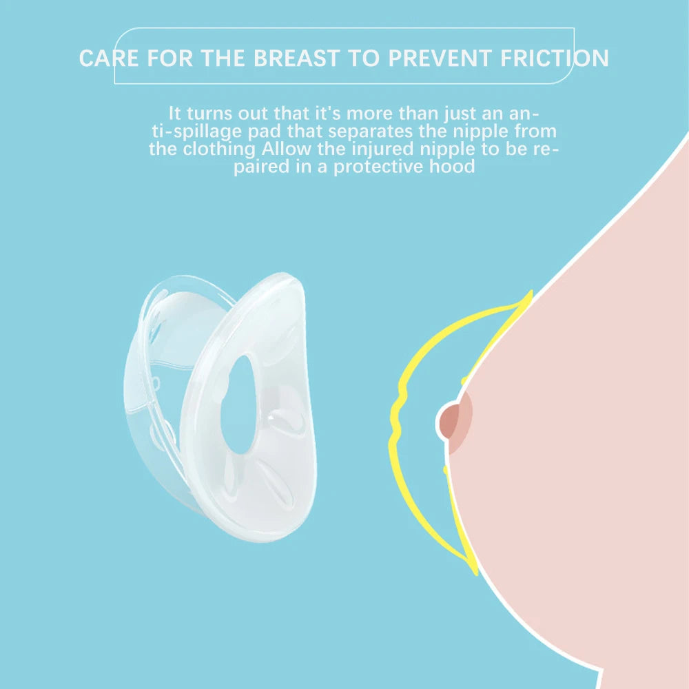 Wearable Anti-spill Silicone Nipple Pads