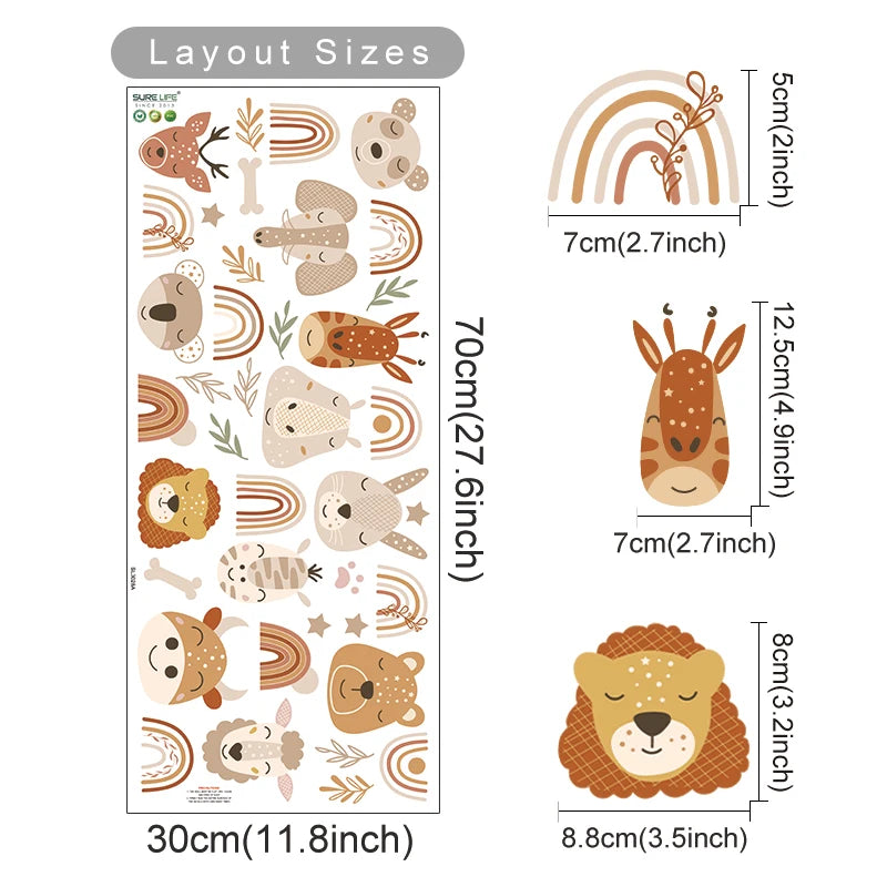 Nursery Wall Stickers Removable Vinyl Decals - Ocean