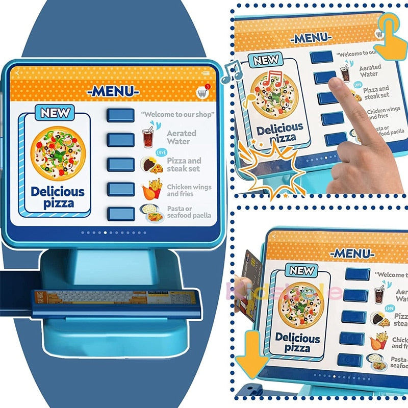 Kids Pizza Shop Playset with Cash Register