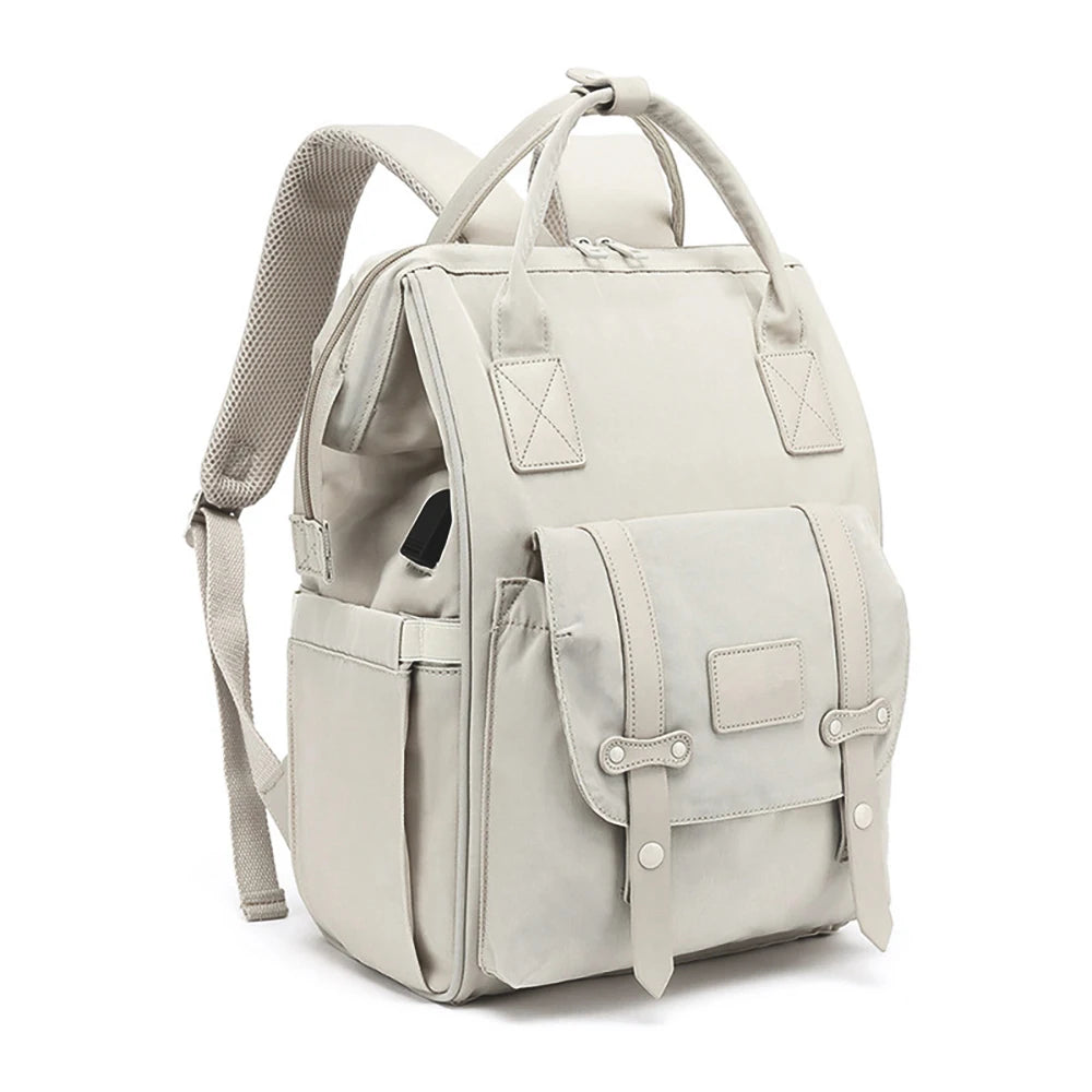2-Layer Waterproof Diaper Bag Backpack – Large Storage Travel Organizer