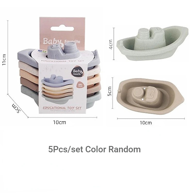 Baby Bath Stacking Boat Toy