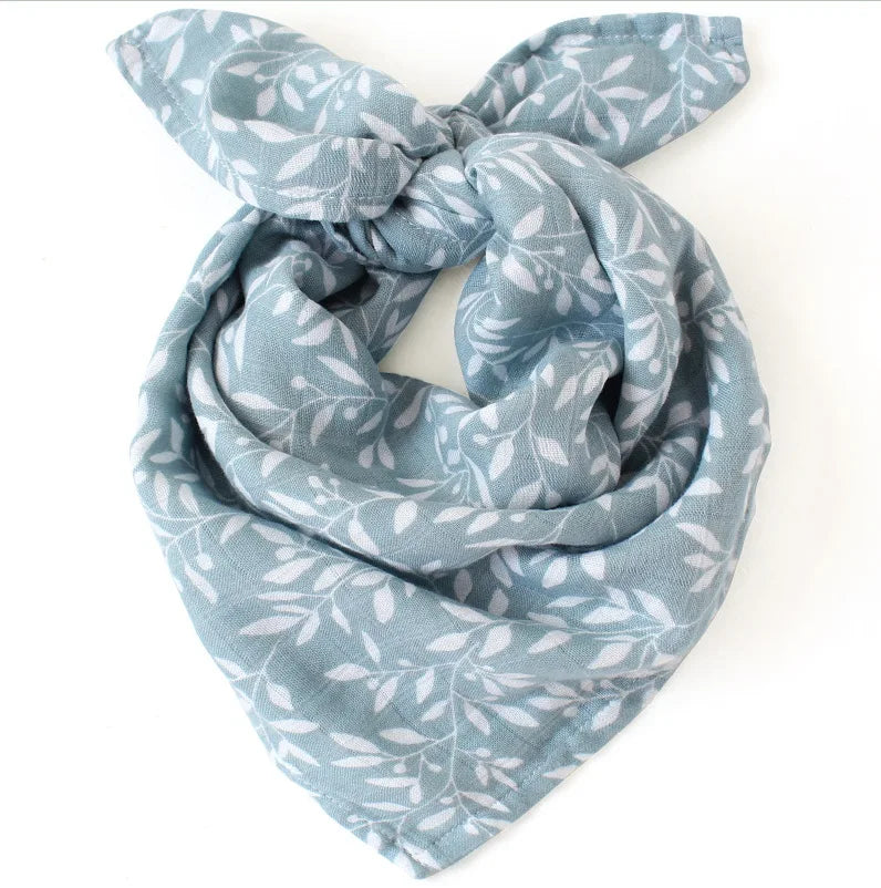 Soft Cotton Baby Blanket – Muslin Swaddle Wrap & Burp Cloth for Newborns