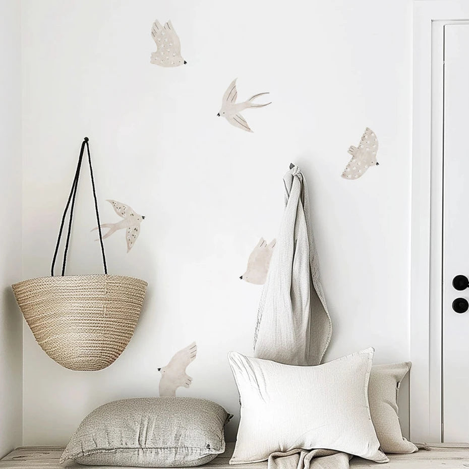Nursery Wall Stickers Removable Vinyl Decals - Birds
