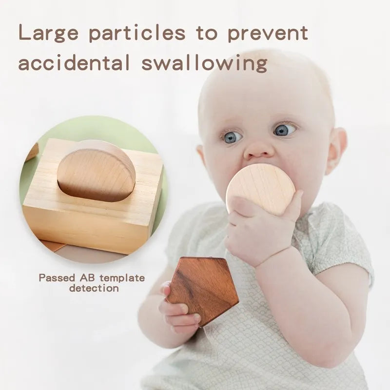 Montessori Wooden Board Puzzle & Stacking Blocks