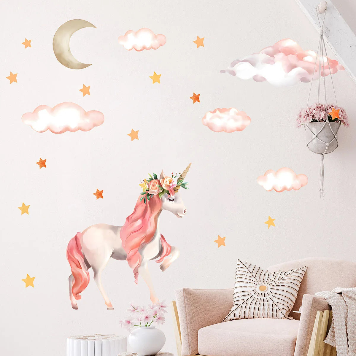Nursery Wall Stickers Removable Vinyl Decals - Bunny