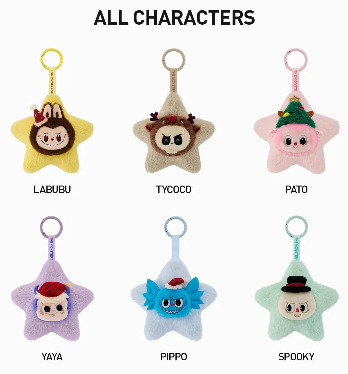 THE MONSTERS Classic Series-Sparkly Plush Pendant Blind Box