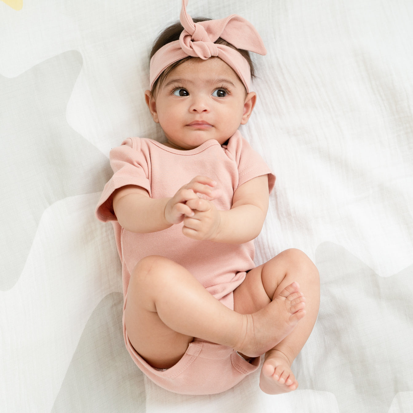 Organic Cotton Rose Bodysuit - ittybittybubba