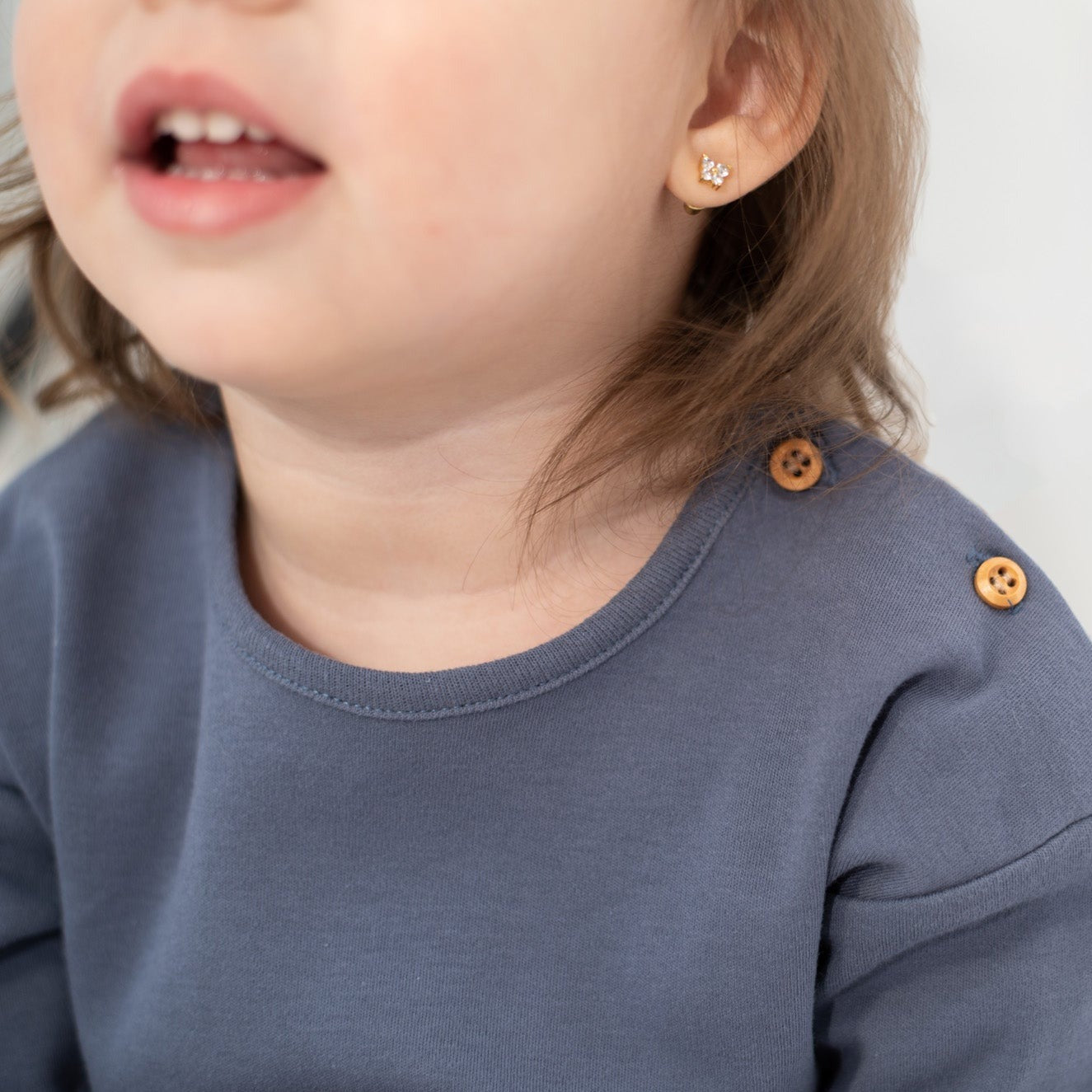 Organic Cotton Folkstone Toddler Long Sleeve T-Shirt - ittybittybubba