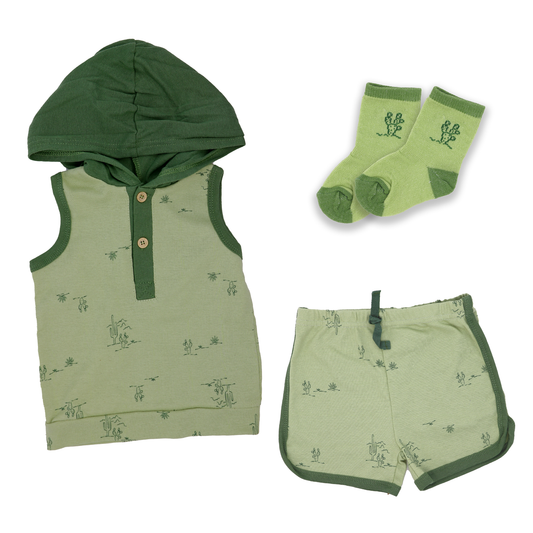 Sahara Baby Boy's Shorts Set - ittybittybubba